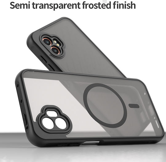 Techsuit Halofrost Ii Magsafe Umschlag Rückseite Silikon Schwarz (Galaxy XCover 7 Pro)