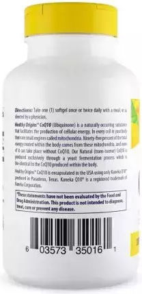 Healthy Origins CoQ10 100mg 60 softgels