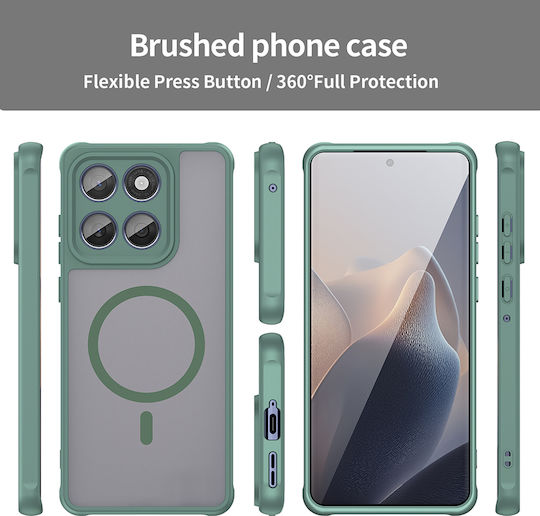 Techsuit Halofrost Ii Magsafe Back Cover Green (Motorola Edge 60, Motorola Edge 60 Fusion)