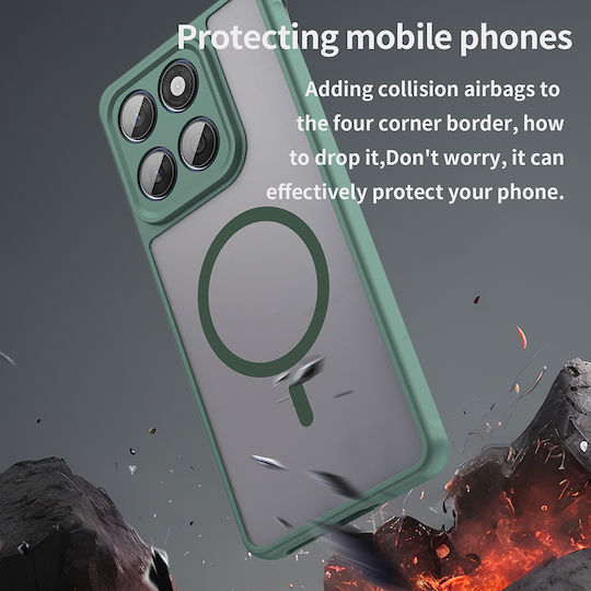 Techsuit Halofrost Ii Magsafe Back Cover Green (Motorola Edge 60, Motorola Edge 60 Fusion)
