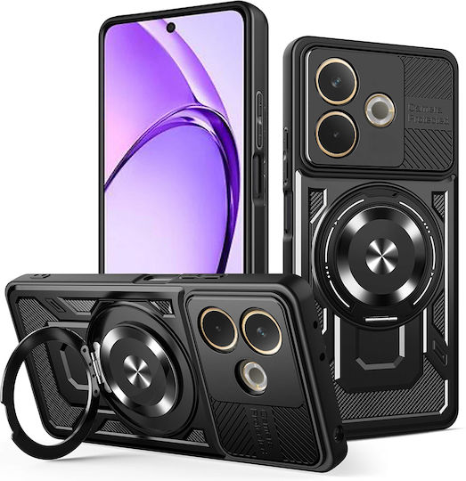 Techsuit Back Cover Silicone Black (Oppo A5 Pro)