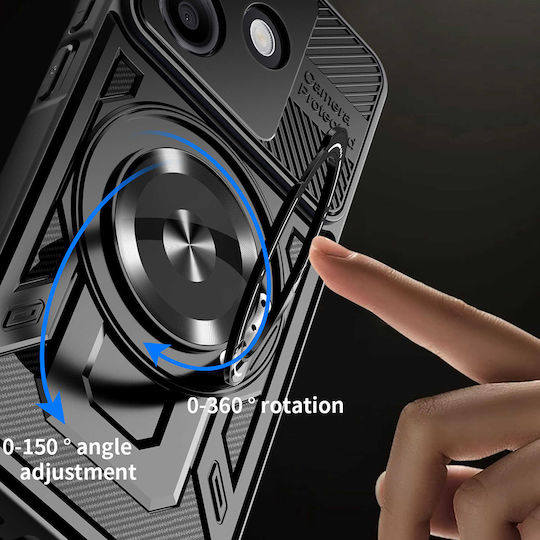 Techsuit Back Cover Silicone Black (Oppo A5 Pro)