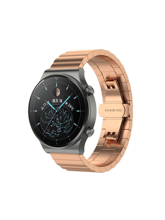 Curea Oțel inoxidabil Rose Gold (Amazfit GTS 3) Curea Oțel inoxidabil Rose Gold (Amazfit GTS 3)