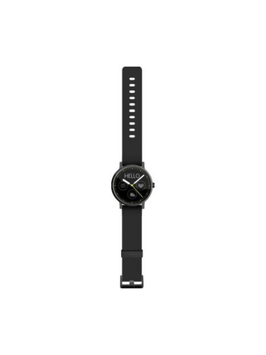 Puro Wristband Universal 22mm Strap Silicone Black (Galaxy Watch (46mm) / Gear S3)