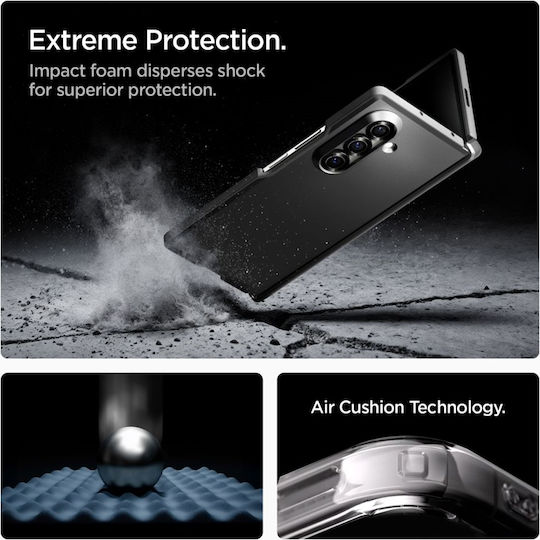 Spigen Tough Back Cover Silicon / Plastic 1.2mm Negru (Galaxy Z Fold7)