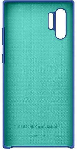 Samsung Umschlag Rückseite Silikon Blau (Galaxy Note 10+)