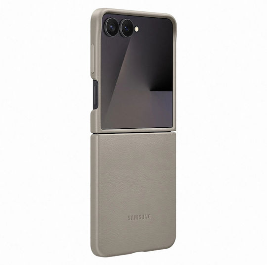 Samsung Book Leather Taupe (Samsung Flip7)