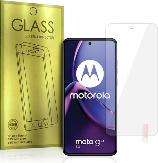 5g Full Face Tempered Glass Gold (Moto G84 )