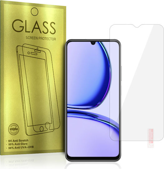 Full Face Tempered Glass Gold (Realme C53)