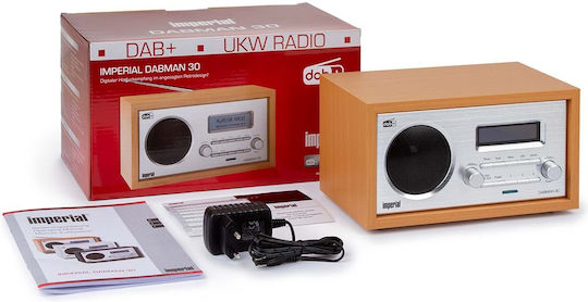 Imperial AV Dabman 30 Retro Φορητό Ραδιόφωνο Ρεύματος DAB+ Καφέ