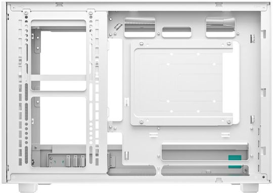 Deepcool CH260 Gaming Mikro-Turm Computergehäuse mit Seitenfenster Weiß