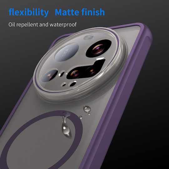 Techsuit Halofrost Ii Magsafe Back Cover Σιλικόνης / Πλαστικό Μωβ (Xiaomi 15 Ultra)