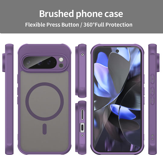 Techsuit Halofrost Ii Magsafe Back Cover Silicone Purple (OnePlus 9 Pro)