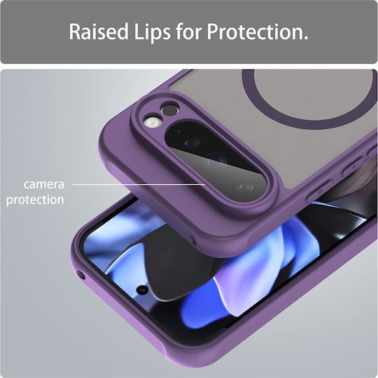 Techsuit Halofrost Ii Magsafe Back Cover Silicone Purple (OnePlus 9 Pro)