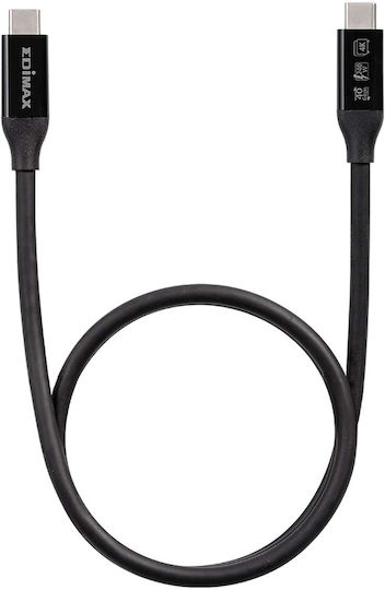 Edimax USB 4 Видео Кабел USB-C Мъжки - USB-C 240W Захранване PD Черен 1м UC4-010TB