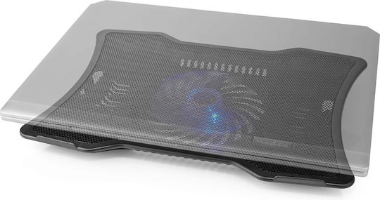 Nedis Pad De Răcire Pentru Laptop Până La 17" Cu 1 Ventilator Și Iluminare NBCR101BK