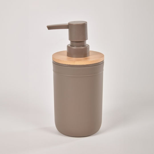 Iciclio Bathroom Accessory Set Plastic Brown 3 Pieces