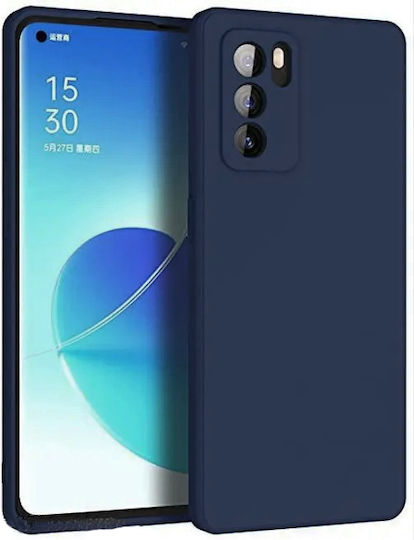 Weiche Silikon-Rückhülle Oppo Reno 6 5g Farbe Blau
