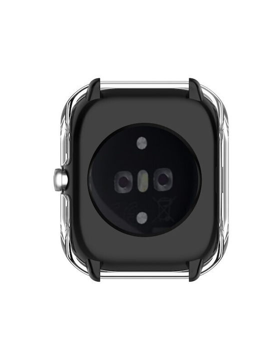 Пластмасов Калъф със Стъкло в Прозрачен цвят за Amazfit GTS 4 Мини