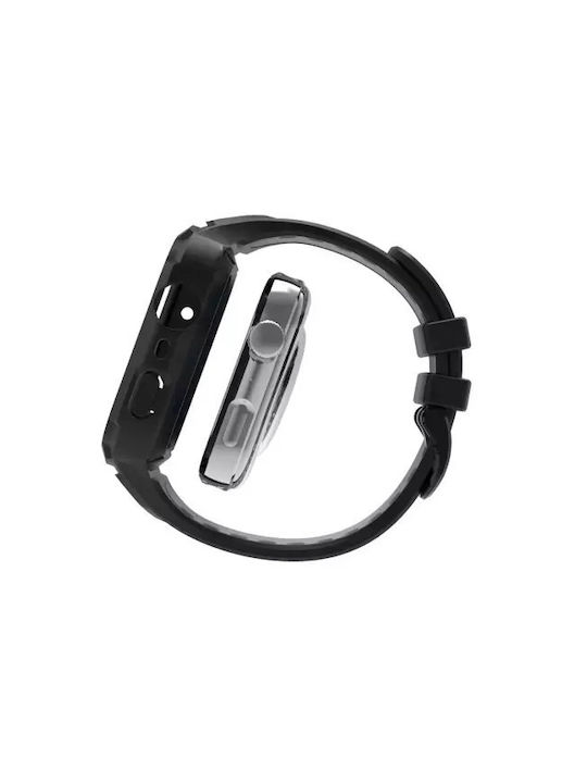 Tech-Protect Silikonhülle in Schwarz Farbe für Huawei Watch Fit 3, 4, 4 Pro