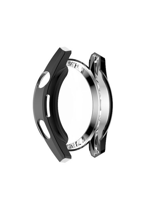Electroplated Silikonhülle mit Glas in Schwarz Farbe für Huawei Watch 3 Pro