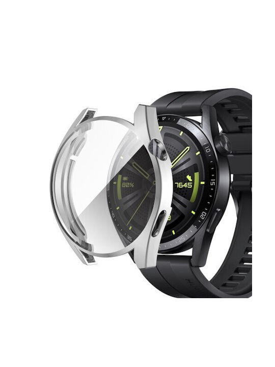 Silicone Case in Silver color for Huawei Watch GT 3 46mm
