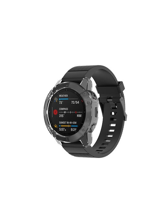 TPU Silikonhülle Silikonhülle in Transparent Farbe für Garmin Fenix 6
