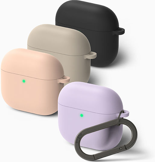 Ringke Hülle Silikon mit Haken Light Purple für Apple AirPods 4