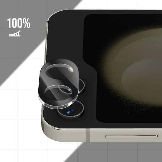 Imak Camera Protector Galaxy Z Flip 5 Tempered Glass Screen Protector Black