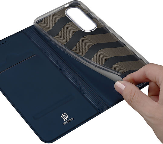 Dux Ducis Book Σιλικόνης / Δερματίνης Μαύρο (Galaxy S25 Edge)