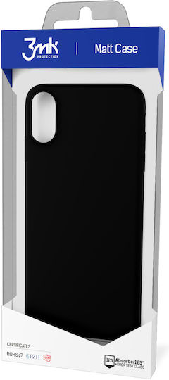 3MK Matt Umschlag Rückseite Silikon Schwarz (Huawei Pura 70 Ultra)