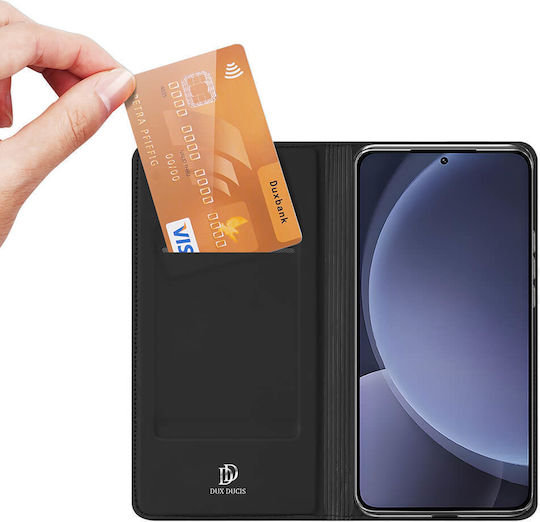 Dux Ducis Skin Pro Back Cover Silicone / Synthetic Leather Black (Samsung Galaxy S25 Plus - Dux Ducis)