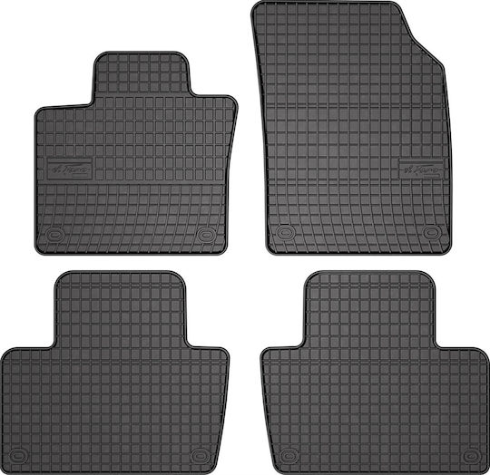 Frogum Set of Front and Rear Mats 4pcs for Volvo XC 90 2015 Black