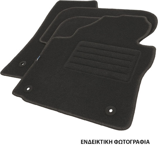 Petex Set of Front and Rear Mats 3pcs for Ford Transit 2014 Black