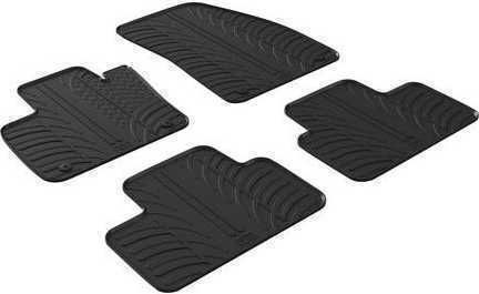 Lampa Set of Front and Rear Mats 4pcs Tray Type for Volvo XC40 Black