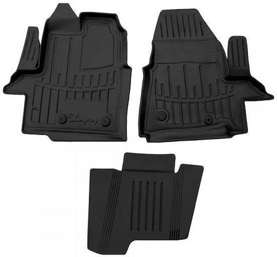 Race Axion Rear Mats 3pcs Tray Type for Ford Transit Custom 2012-2023 Black