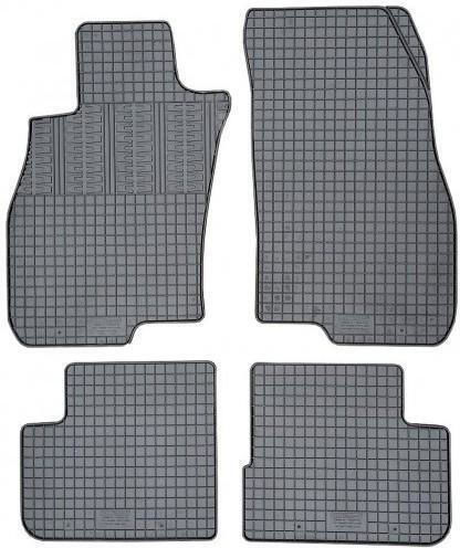Cik Set of Front and Rear Mats 4pcs for Fiat Grande Punto 2006-2012 Black
