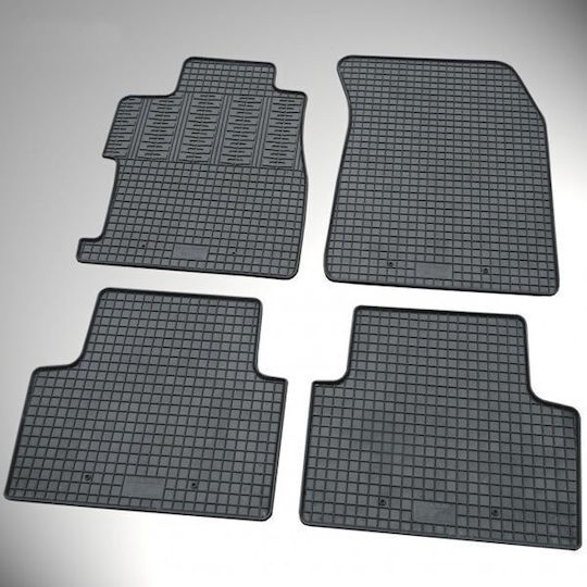 Cik Set of Front and Rear Mats 4pcs for Fiat Tipo 2015+ Black