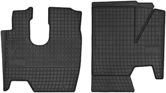 Frogum Front Mats 2pcs for Mercedes-Benz Atego 1995-2005 Black