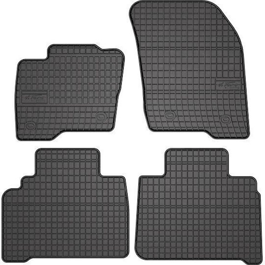 Frogum Set of Front and Rear Mats 4pcs for Ford S-Max 2015 Black