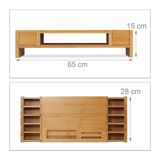 Relaxdays Tabletop Suport Monitor Maro (10025703)