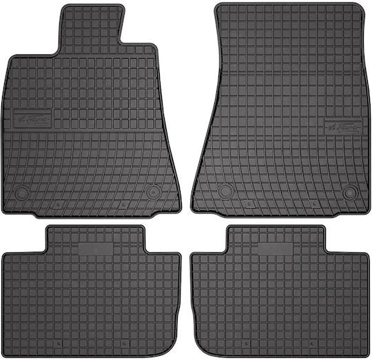 Frogum Set of Front and Rear Mats 4pcs for Toyota Lexus 2013+ Black