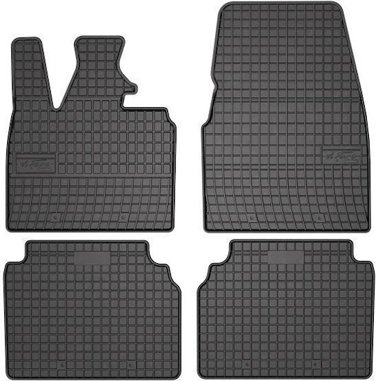 Frogum Set of Front and Rear Mats 4pcs for BMW i3 2013+ Black