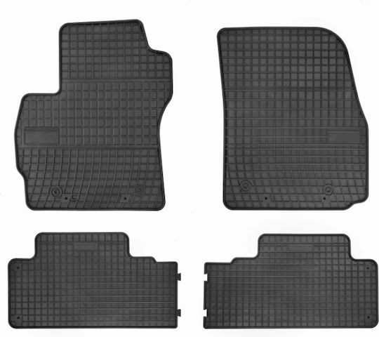 Frogum Set of Front and Rear Mats 4pcs for Mazda 5 / Premacy 2005+ Black