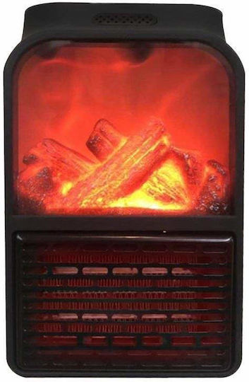 Home Ceramic Fan Heater Room Wall Black 1000W
