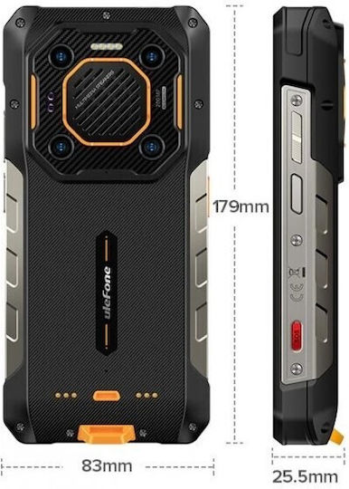 Ulefone Armor 26 Ultra 5G Dual SIM (12/512GB) Ανθεκτικό Smartphone Μαύρο