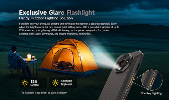 Ulefone Armor X16 Dual SIM (6/128GB) Ανθεκτικό Smartphone Wasteland Shadow