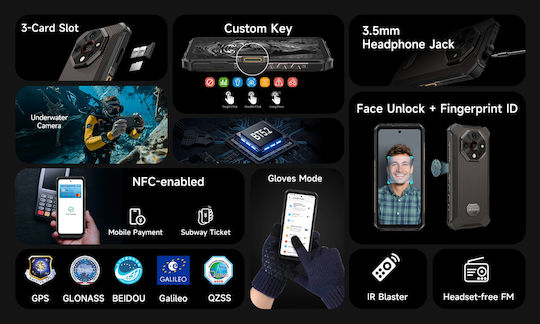 Ulefone Armor X16 Dual SIM (6/128GB) Ανθεκτικό Smartphone Wasteland Shadow