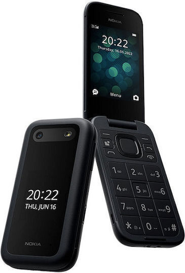 HMD 2660 Flip Dual-SIM Handy mit Großen Tasten (Griechisch) Lila