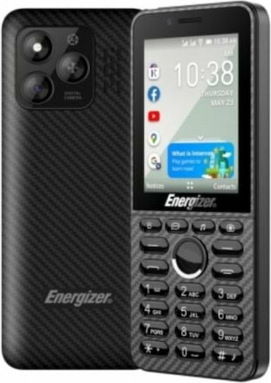 Energizer E288S Dual SIM (500MB/4GB) Mobile with Buttons Black